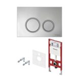 Инсталляция ТЕСЕ, TECEspring R S955101, 4 в 1 с панелью смыва, для подвесного унитаза — фото 1