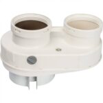 STOUT Элемент дымохода DN80/80 адаптер для подкл. разд. труб (совместимый Baxi ) PP-Ryton — фото 3