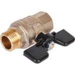 STOUT Кран шаровой полнопроходной, ВР/НР, ручка бабочка 1/2 — фото 6