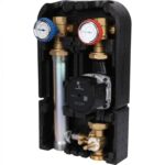 STOUT SDG-0003 Насосная группа с 3-х ходовым приводным смесителем 1″с насосом Grundfos UPM3 Hybrid 25-70 — фото 1