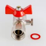 Кран шаровой для подключения манометра с наружной резьбой 1/2″ х 3/8″ VT.806.N.0403 — фото 7