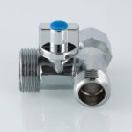 Тройник бытовой с шаровым краном 1/2″ х 3/4″ х 1/2″ VT.256.N.04 — фото 9
