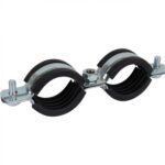 STOUT SAC-0020-Комплекты SAC-0020-200001 STOUT Двойной хомут для труб, комплект: хомут+шпилька шуруп +дюбель пластиковый 1 (32-35) — фото 8
