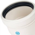 STOUT Элемент дымохода конденсац. угол 87° с инспекцией DN80 м/п PP-FE — фото 3