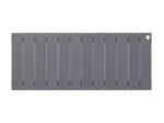Биметаллический радиатор отопления Royal Thermo PianoForte 300 12 секций Silver Satin — фото 1