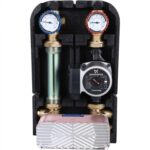 STOUT SDG-0038 Насосная группа с теплообменником 34 пластины,с насосом Grundfos UPSO 25-65 в теплоизоляции — фото 1