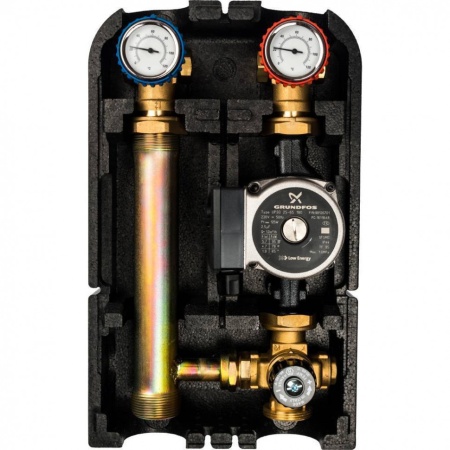 STOUT SDG-0002 Насосная группа со смесителем 1″с насосом Grundfos UPSO 25-65
