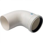 STOUT Элемент дымохода конденсац. угол 87° DN80 м/п PP-FE — фото 1