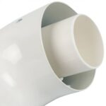 STOUT Элемент дымохода конденсац. адаптер 90° DN60/100 м/п PP-FE c хомутом (совместим. с Vaillant, Ariston) — фото 5