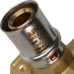 STOUT Тройник настенный с креплением 1/2 х20 для металлопластиковых труб прессовой — фото 4