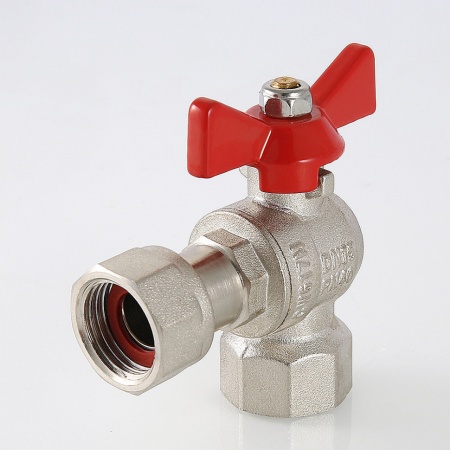 Кран шаровой угловой с накидной гайкой и внутренней резьбой 3/4″ х 3/4″ VT.266.N.0505 — фото 8