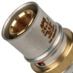STOUT Муфта соединительная переходная 32х26 для металлопластиковых труб прессовой — фото 6