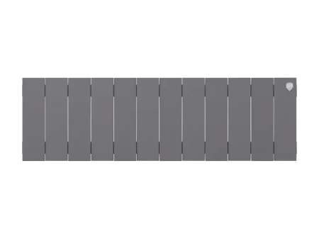 Биметаллический радиатор отопления Royal Thermo PianoForte 200 12 секций Silver Satin