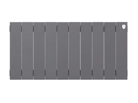 Биметаллический радиатор отопления Royal Thermo PianoForte 300 10 секций Silver Satin