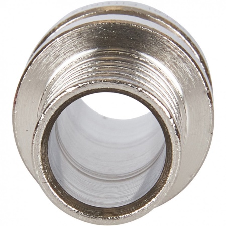 STOUT SFA-0003-002002 STOUT Муфта соединительная равнопроходная 20х2,0 никелированная для труб из сшитого полиэтилена аксиальный — фото 5