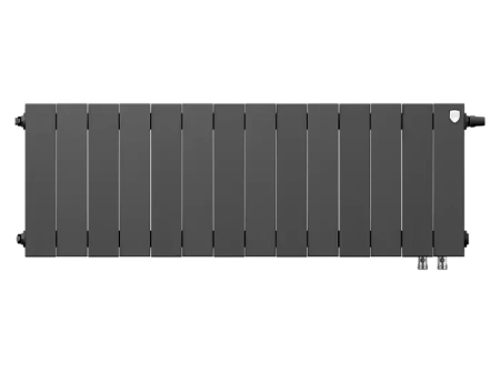 Биметаллический радиатор отопления Royal Thermo PianoForte 300 14 секций Noir Sable VDR