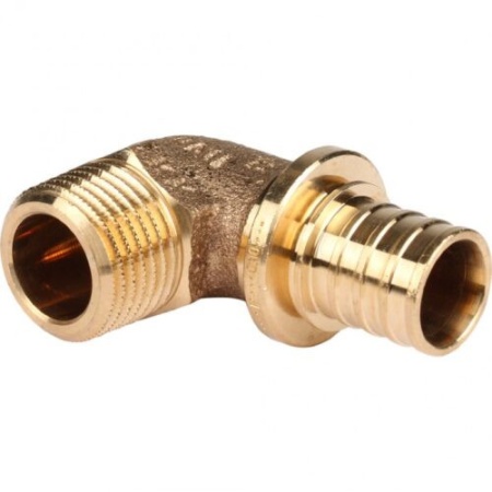 Угольник переходник Rehau Rautitan 14563471001 с наружной резьбой 16-R 1/2 RX+ (Рехау)