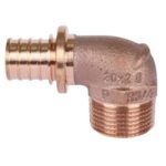 Угольник переходник Rehau Rautitan 14563491001 с наружной резьбой 20-R 3/4 RX+ (Рехау) — фото 3