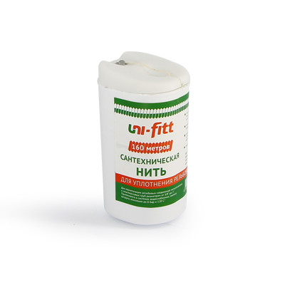Нить уплотнительная Uni-Fitt для герметизации резьбовых соединений, 160 м