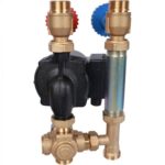 STOUT SDG-0002 Насосная группа с термостатическим смесительным клапаном 3/4″с насосом Grundfos UPSO 15-65 130 — фото 4