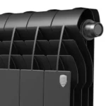 Биметаллический радиатор отопления Royal Thermo BiLiner 500 V 4 секции Noir Sable — фото 2