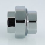 Фитинг резьбовой – муфта разъемная хромированная 1/2″ VTr.340.C.0004 — фото 5