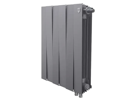 Биметаллический радиатор отопления Royal Thermo PianoForte 500 VDR80 6 секций Silver Satin