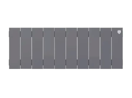Биметаллический радиатор отопления Royal Thermo PianoForte 200 10 секций Silver Satin