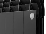 Биметаллический радиатор отопления Royal Thermo BiLiner 350 VR 4 секции Noir Sable — фото 3