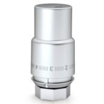 Термоголовка для радиатора Royal Thermo Design PRO M30 x 1,5 жидкостная, RTO 07.0014 матовый хром