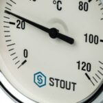 STOUT SIM-0001 Термометр биметаллический с погружной гильзой. Корпус Dn 80 мм, гильза 75 мм 1/2″, 0…120°С — фото 5