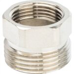 STOUT Разъемное соединение американка ВН никелированное, уплотнение под гайкой o-ring кольцо 3/4 — фото 6