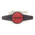 Кран шаровой латунный Oventrop Optibal (1077106) 3/4 ВР(г) х 3/4 ВР(г) полнопроходной бабочка удлиненная прямой — фото 4
