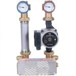 STOUT SDG-0038 Насосная группа с теплообменником 18 пластин,с насосом Grundfos UPSO 25-65 в теплоизоляции — фото 6