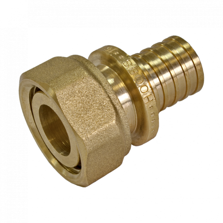 Переход с накидной гайкой на плоское уплотнение HOOBS Ø 32 × 4,4-G1″