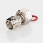 Резьбовой фитинг – полусгон с накидной гайкой и наружной резьбой 1/2″ x 1/2″ VTr.613.N.0404 — фото 8