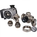 STOUT SDG-0120 Насосно-смесительный узел с термостатическим клапаном, Grundfos UPSO 25-65 130 — фото 1