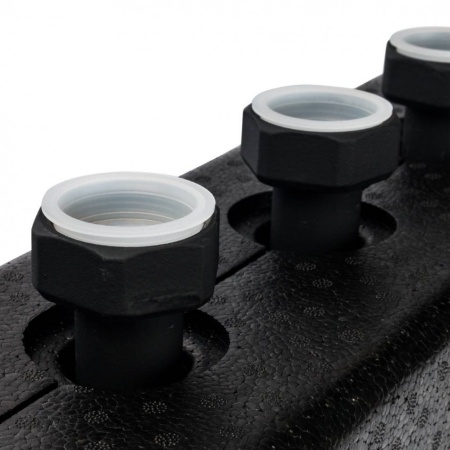 STOUT SDG-0016 Стальной распределительный коллектор 3 отопительных контура. В теплоизоляции DN 25 — фото 6
