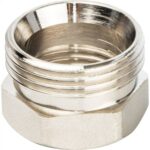 STOUT Разъемное соединение американка ВН никелированное, уплотнение под гайкой o-ring кольцо 1/2 — фото 5