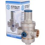 STOUT Редуктор давления PN25 вн/вн 1/2 с выходом под манометр — фото 10