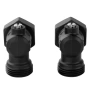 Набор нижнего подключения для радиатора, угловой, раздельный Royal Thermo 3/4х3/4 ЕК (черный) — фото 9