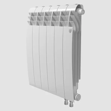 Биметаллический радиатор отопления Royal Thermo BiLiner 500 V 4 секции Bianco Traffico