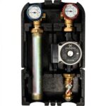 STOUT SDG-0001 Насосная группа с прямым контуром 1″ с насосом Grundfos UPSO 25-65 в теплоизоляции — фото 1