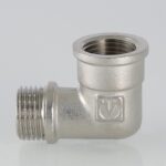 Фитинг резьбовой – угольник с переходом на наружную резьбу 1/2″ VTr.092.N.0004 — фото 5