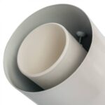 STOUT Элемент дымохода конденсац. колено 90°/ адаптер 90° DN60/100 м/п PP-FE (совместим. с Baxi,Viessmann) — фото 4
