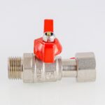 Кран шаровой для подключения манометра с наружной резьбой 1/2″ x 1/4″ VT.806.N.0402 — фото 5