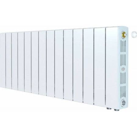 Радиатор биметаллический Rifar SUPReMO VENTIL 350 x14, нижнее правое подключение (Рифар)