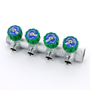 Регулирующий проходной коллектор FAR ВР-НР 1″х1/2″ с 4 отводами (EUR) FK 3824 112