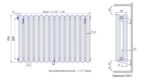 Стальной трубчатый радиатор КЗТО Гармония С40-2 500 / 29 секций с боковой подводкой — фото 4