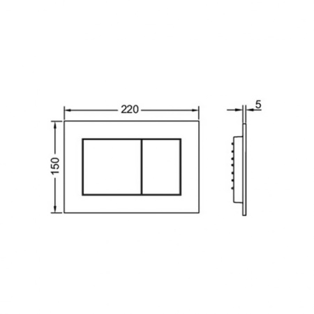 Инсталляция ТЕСЕ TECEbase 2.0 9400414, 5 в 1 с унитазом Bahenberg Melle B20-08, панель смыва TECEnow черный матовый — фото 7